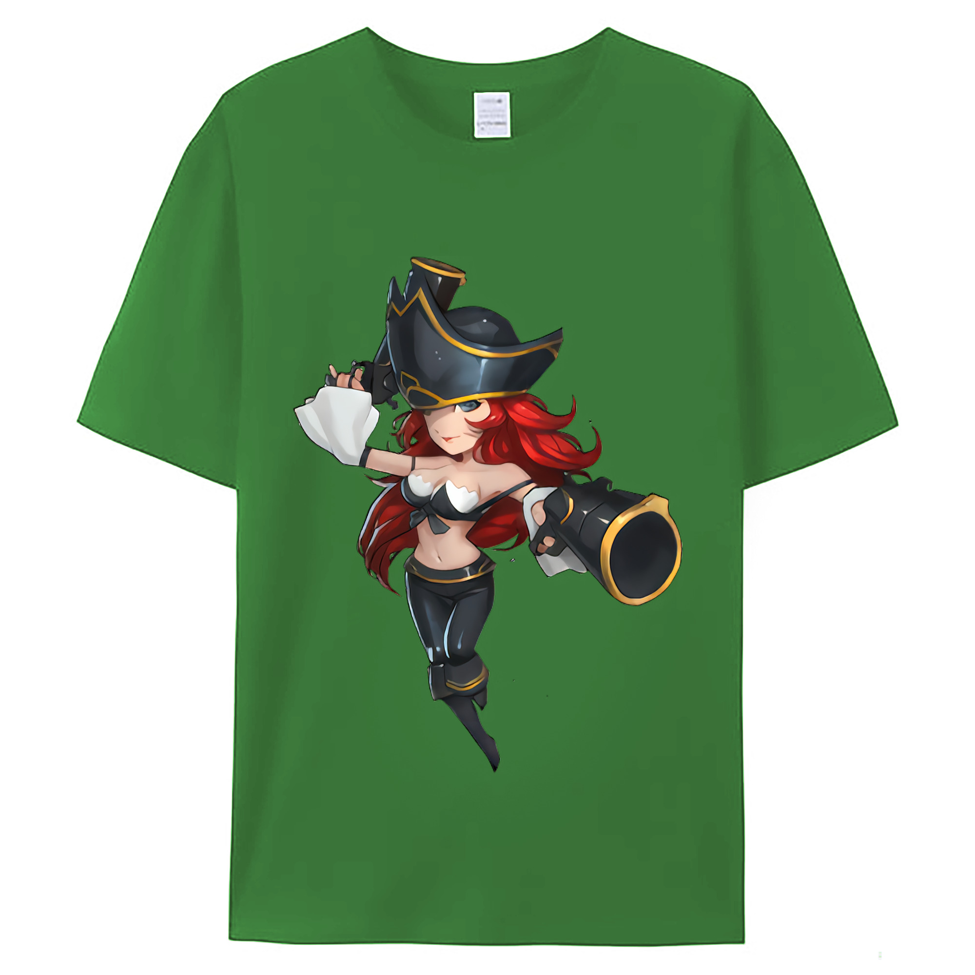 （画像用） リーグ・オブ・レジェンド League of Legends LOL レディースカジュアルプリントTシャツ（綿100％）